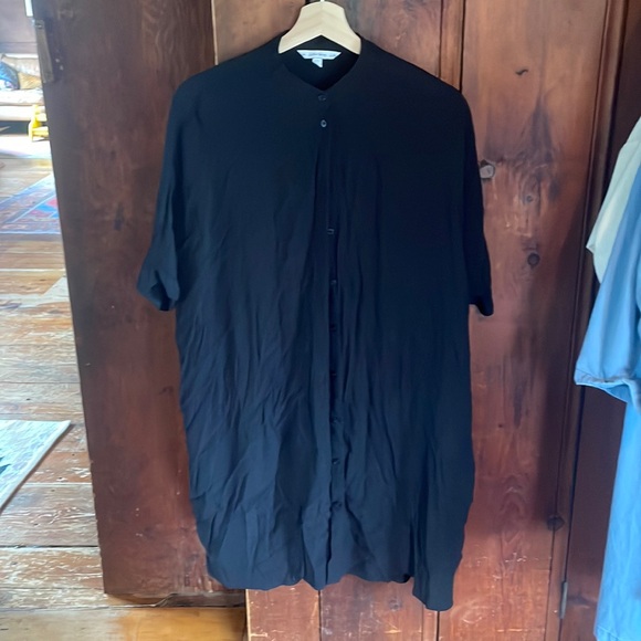 & Other Stories Black Button Down Dress - Picture 1 of 3